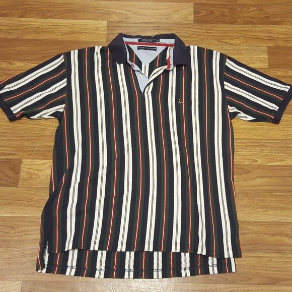 Vintage Striped Polo Shirt